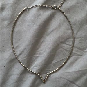 silver necklace